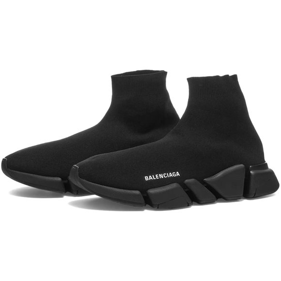 Balenciaga Other - ⚡️Balenciaga⚡️Knit Speed Runner Sock Mid-Top Triple Black